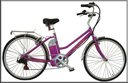 womens shopping bike