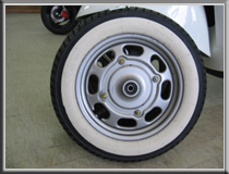 whitewall tyre