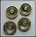 Turbine wheel caps